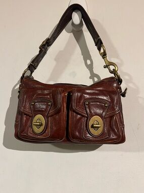 Coach 65th anniversary legacy Distressed Brown Leather Shoulder Bag